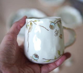 Pastel Floral Petite Mug II