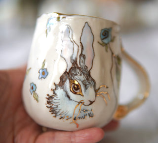 "Rabbit Bleu" Petite Mug