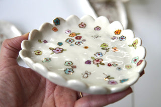 Rainbow Garden Trinket Dish