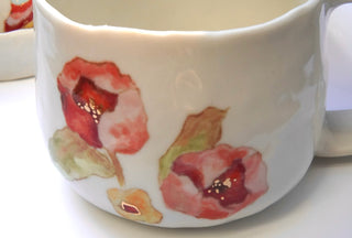 Three Flowers Large Mug