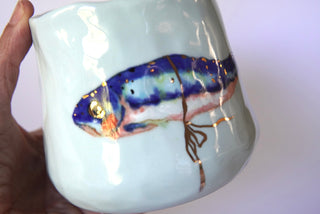 Fishy Blue Mug