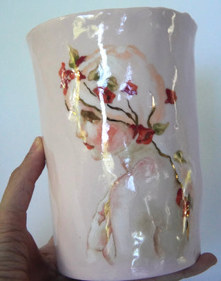 Girl Pink Large Vessel