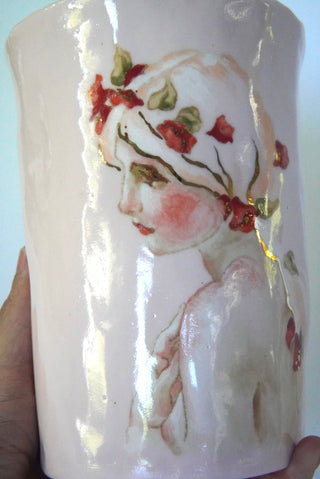 Girl Pink Large Vessel