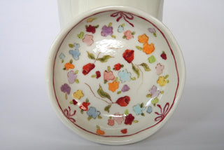 Floral with Bows Petite Trinket Dish