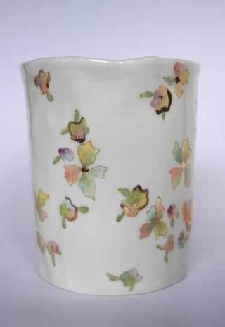 Lemon and Flowers Medium Vessel