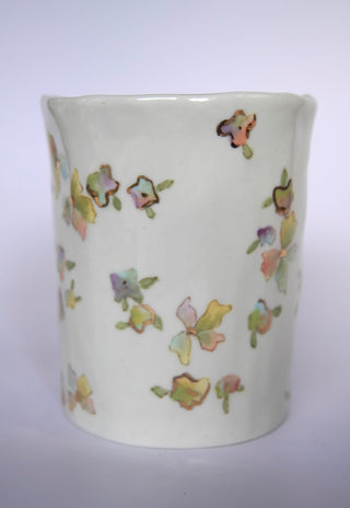 Lemon and Flowers Medium Vessel