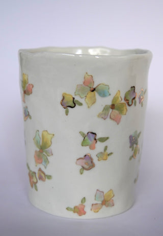 Lemon and Flowers Medium Vessel