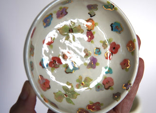 Bright Flowers Petite Trinket Dish