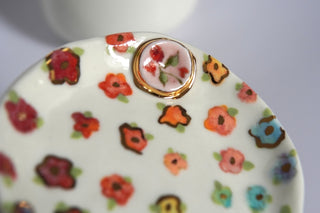 Spoon Rest Rainbow Floral