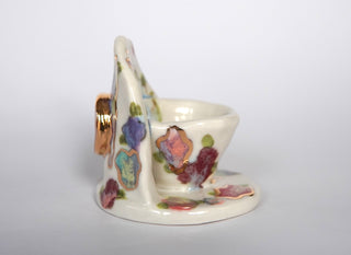 Floral Taper Candle Holder II