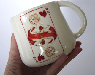 Queen of Hearts Large Mug