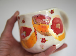 Citrus Floral Large Mug