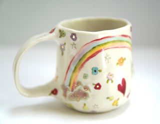 Rainbow Moon Large Mug