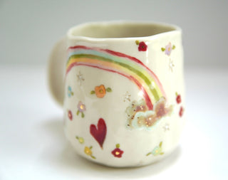 Rainbow Moon Large Mug