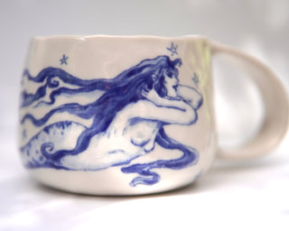 La Petite Sirene Blue Large Mug