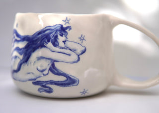 La Petite Sirene Blue Large Mug